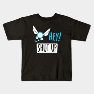 Hey Shut Up - Retro Gaming, RPG, Videogames Kids T-Shirt